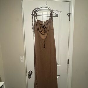 Jessica Simpson Brown Maxi Dress